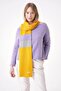 Women's Color Blocked Soft Textured Scarf Shawl Yellow 25W5002 - 3