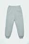 Kirito Boy's Regular Light Gray Sweatpants - 4