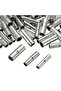 100Pcs Aluminium Material Uninsulated Terminal 0.5mm2-6.0mm2 Bootlace Ferrules Cord End Electrica... - 5