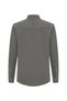Men's Gray Textured Regular Fit Long Sleeve Shirt - 5
