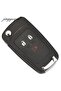 jingyuqin 10pcs/lot Folding 3 Buttons Remote Car Key Case Shell for Chevrolet Cruze Spark 2013+ F... - 3