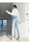 By-6027 Jeans Stone High Waist Mom Skinny Leg Jeans - 4