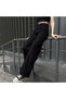 JNX Lara Power Lycra Women's Black High Waist Loose Leg Denim Jeans - 2