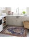 Cansu Collection Multicolor Flowers and Birds Patterned Woven Base Modern Decorative Carpet cansu21 - 5