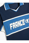 Oversize Polo Collar T-Shirt Sports Themed Short Sleeve Printed - 3