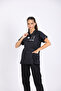 Unisex Lycra Doctor Nurse Uniform Medical Uniform Surgical Top Thin Fabric (Top) - 3