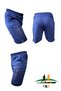 Men's Navy Blue Neon Orange Drop Printed Unlined with Pockets Running Casual Sports Hiking Fitness Shorts