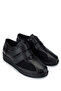 Women's Genuine Leather Black Casual Shoes - 3