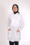 Lycra Nurse Uniform Hijab Single Top White