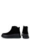 Women's Genuine Leather Black Suede Casual Boots - 5