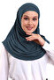 Smoked Adult Boneli Hijab Ready-To-Wear Practical Scarf