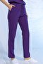 Lycra Nurse Uniform Single Bottom Purple - 2