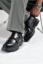 Tokel Model Genuine Leather Men's Black Casual Shoes - 2