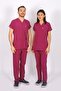 Lycra Nurse Uniform Single Bottom Cherry - 5