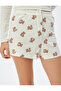 Cotton Teddy Bear Printed Shorts Pyjama Bottoms - Buttoned and Raised - 5