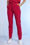 Lycra Nurse Uniform Single Bottom Pomegranate Flower