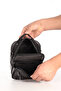 2045 Medium Size Without Case Plaid Hand and Shoulder Bag Black - 5