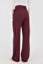 Pn13708-Dk11 Model Wide Leg Velcro Closure Pants - 4