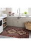 Cansu Collection Multicolored Patterned Woven Base Modern Decorative Carpet Cansu25 - 5
