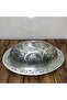 قارب ساهان عتيق مطرز بالنحاس مقاس 35 سم - 2