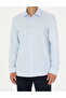 Light Blue Slim Fit Long Sleeve Shirt 50275511-Vr003 - 6