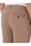 Mink Slim Fit Elastic Waist Lace up Canvas Trousers 50295932-Vr052 - 6