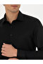 Black Slim Fit Long Sleeve Shirt 50275692 -Vr046 - 7