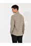 Beige Slim Fit Long Sleeve Shirt 50259533-Vr011 - 5