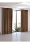 Home Daily Series Brown Color Island Background Curtain