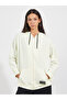 Oversized Zip Through Hoodie with Badge Detail - 5