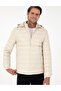 Stone Hooded Cropped Slim Coat 50292790-Vr049 - 3