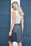Square Neck Sleeveless Lycra Stylish Shiny Fabric Blouse Body-Stone - 4