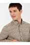 Beige Slim Fit Long Sleeve Shirt 50259533-Vr011 - 2
