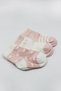 Organic Seamless 3-Piece Cute Stars Combed Cotton Socks for Babies 0-3 Months - 6