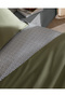 Dennie Single 100% Cotton Printed Satin Bed Sheet Pieces Duvet Cover Set - Khaki - 4