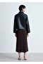 Corduroy Midi Skirt - 4