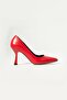 Women's Samba Red Stiletto 7 cm Heeled Shoes - 4