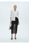 Semi-Transparent Knitwear Skirt - 7
