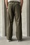 Men's Pleated Baggy Fit Velvet Trousers - 6