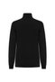 Men's Black Turtleneck Merino Wool Sweater - 6