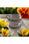 Beren Meadow Daisy Set of 2 Cups with Plates - 6