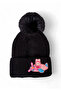 Children's Pompom Folded Airplane Embroidered Beret
