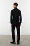 Men's Black Turtleneck Merino Wool Sweater - 4