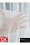 Rüyaper Natural Linen Tulle Curtain Ecru 1/3 Regular Pleated Heavy Weight Non-Crinkle Licensed Product - 2