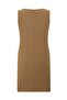 Women's Brown Sleeveless Mini Dress - 7