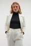 Women's Beige Blazer Jacket - 3