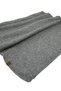 Gray Wool Soft Texture Long and Wide Large Size Plain Shawl Scarf - 2
