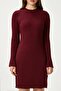 Women's Laila Burgundy Knitted Dress - 2