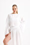 Muslin Skirt with Two Side Slits - 7