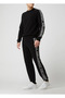 Stripe Logo Black Sweatshirt